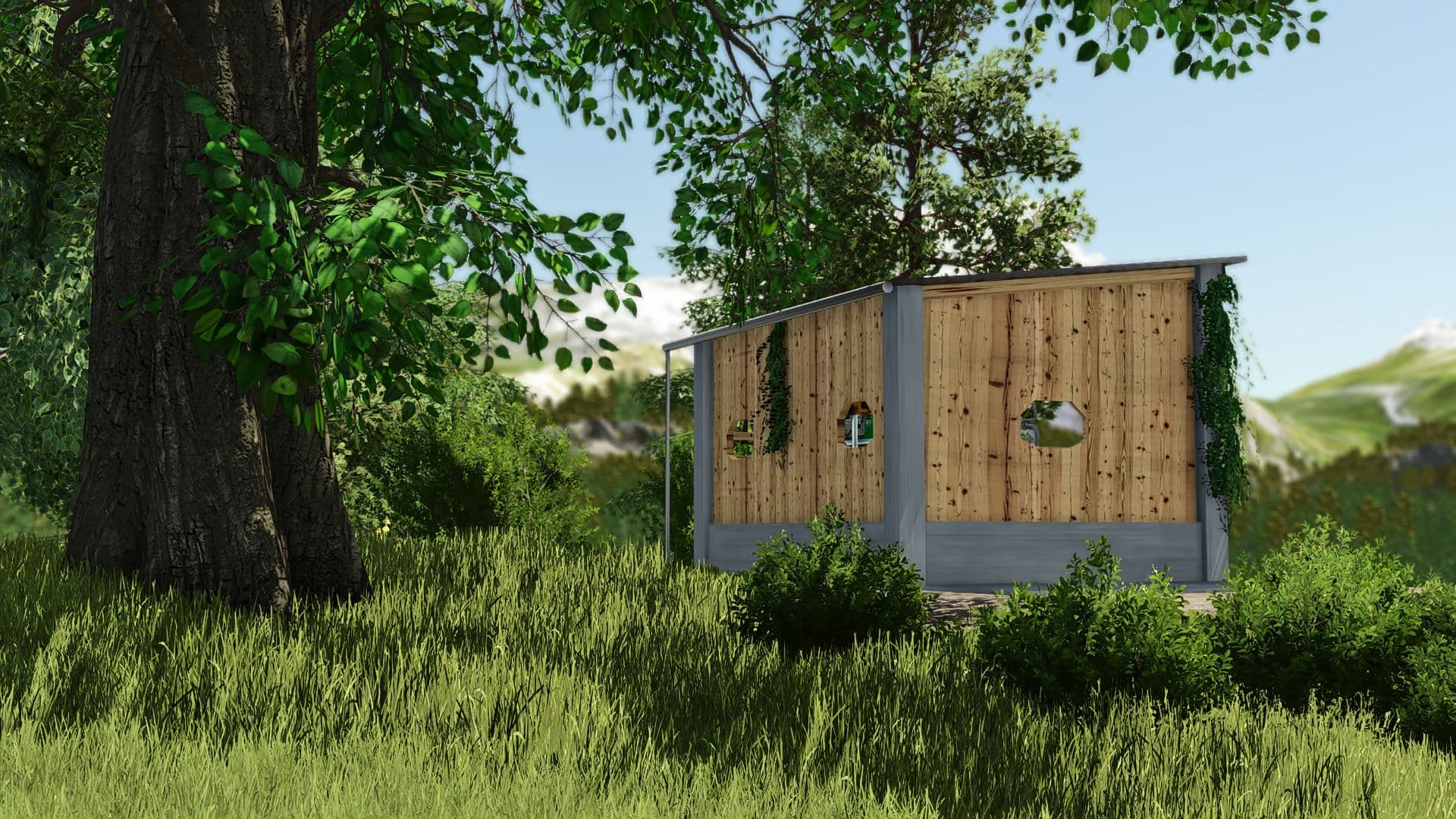 Small Tirol shed 2