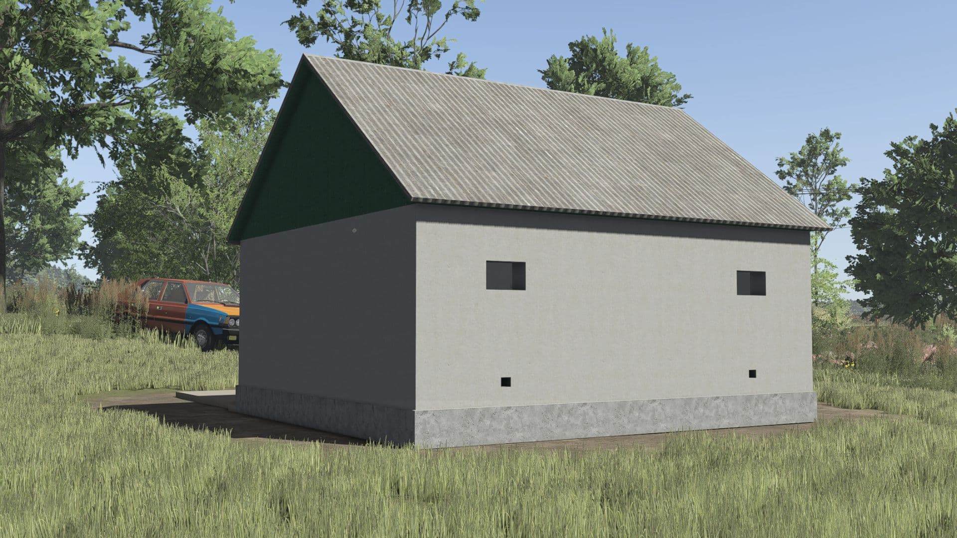Small old vehicle workshop 3