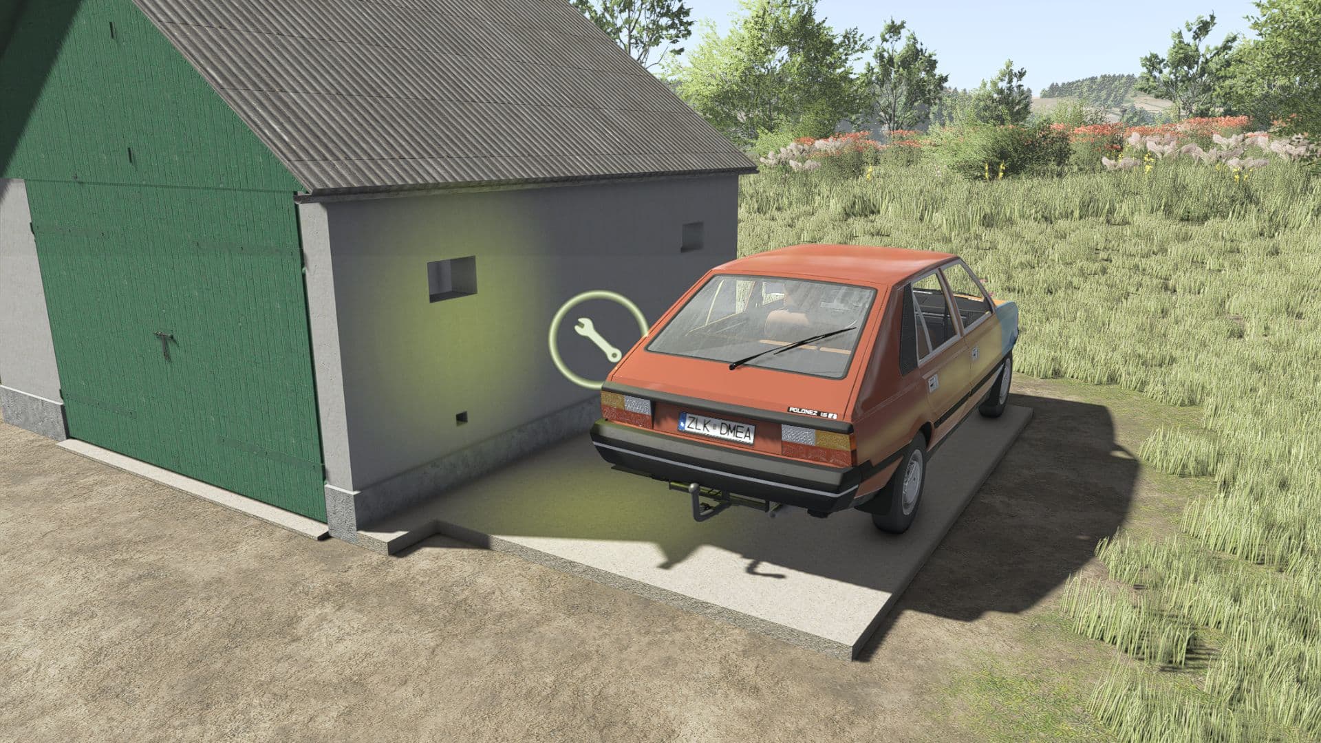 Small old vehicle workshop 2