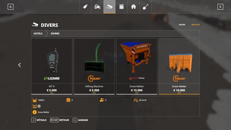 Snow melter pack