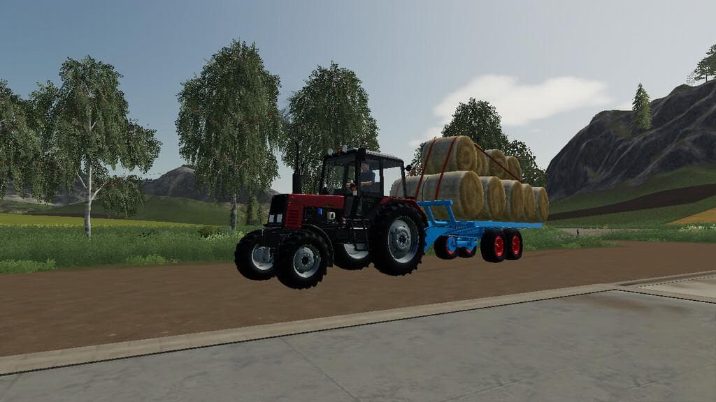 T088 BALE TRAILER 4