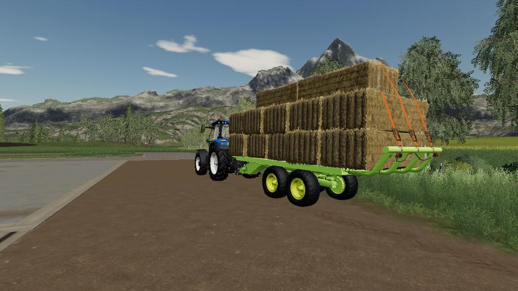 T088 BALE TRAILER 2
