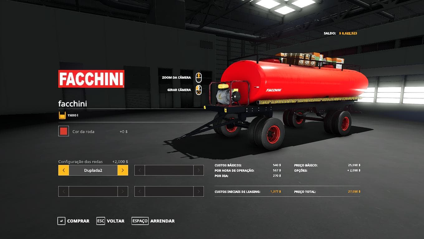 TANQUE FACCHINI