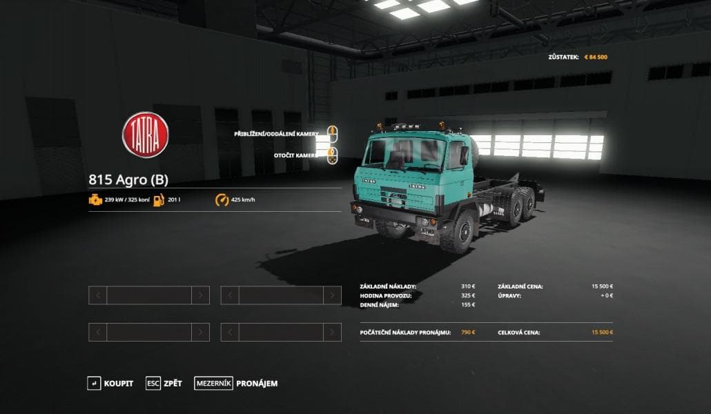 TATRA 815 Modra LOG CLEAN