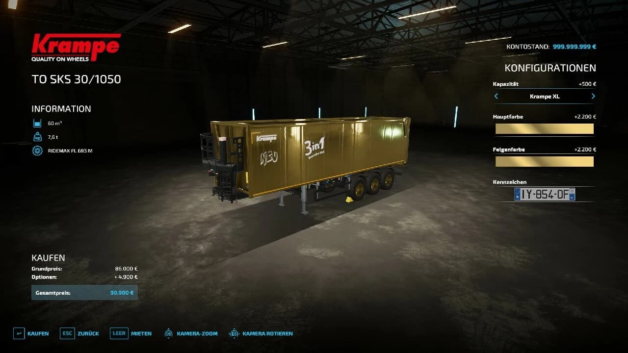 TATRA WITH TRAILER