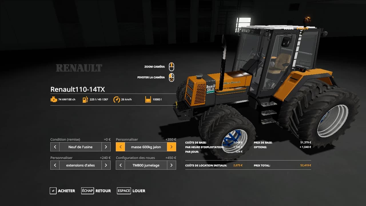 TRACTOR RENAULT 3