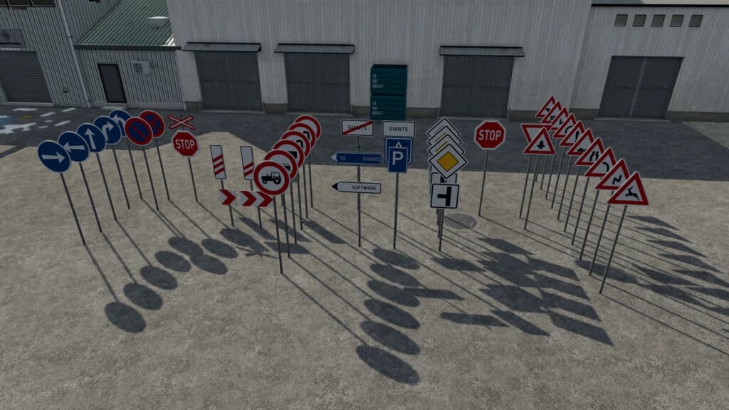 TRAFFIC SIGN PACKAGE (PREFAB) 2