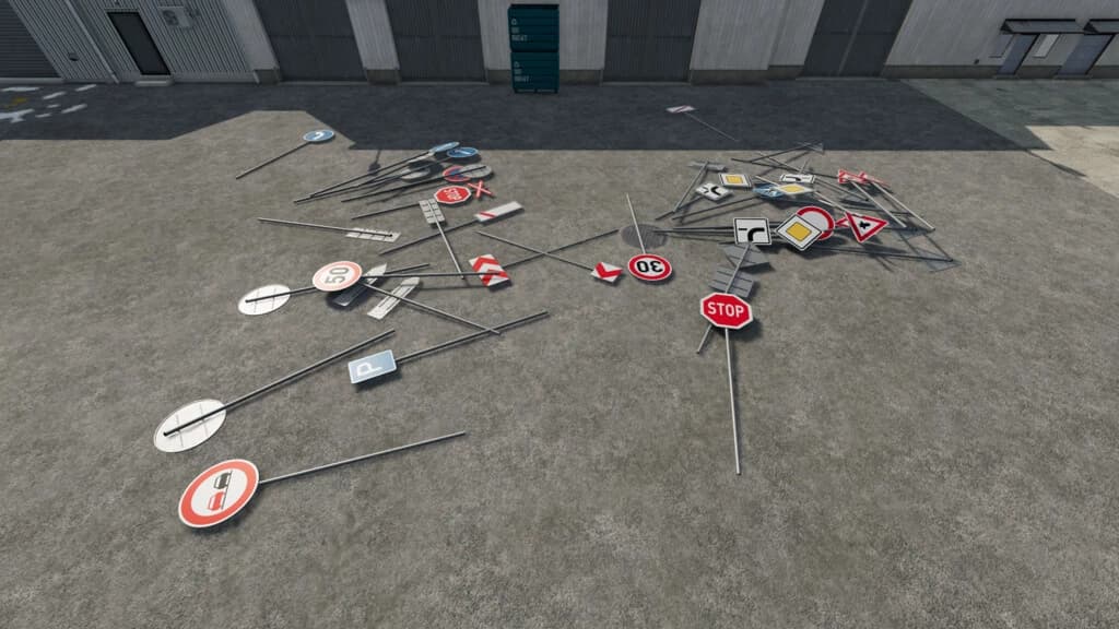 TRAFFIC SIGN PACKAGE (PREFAB)