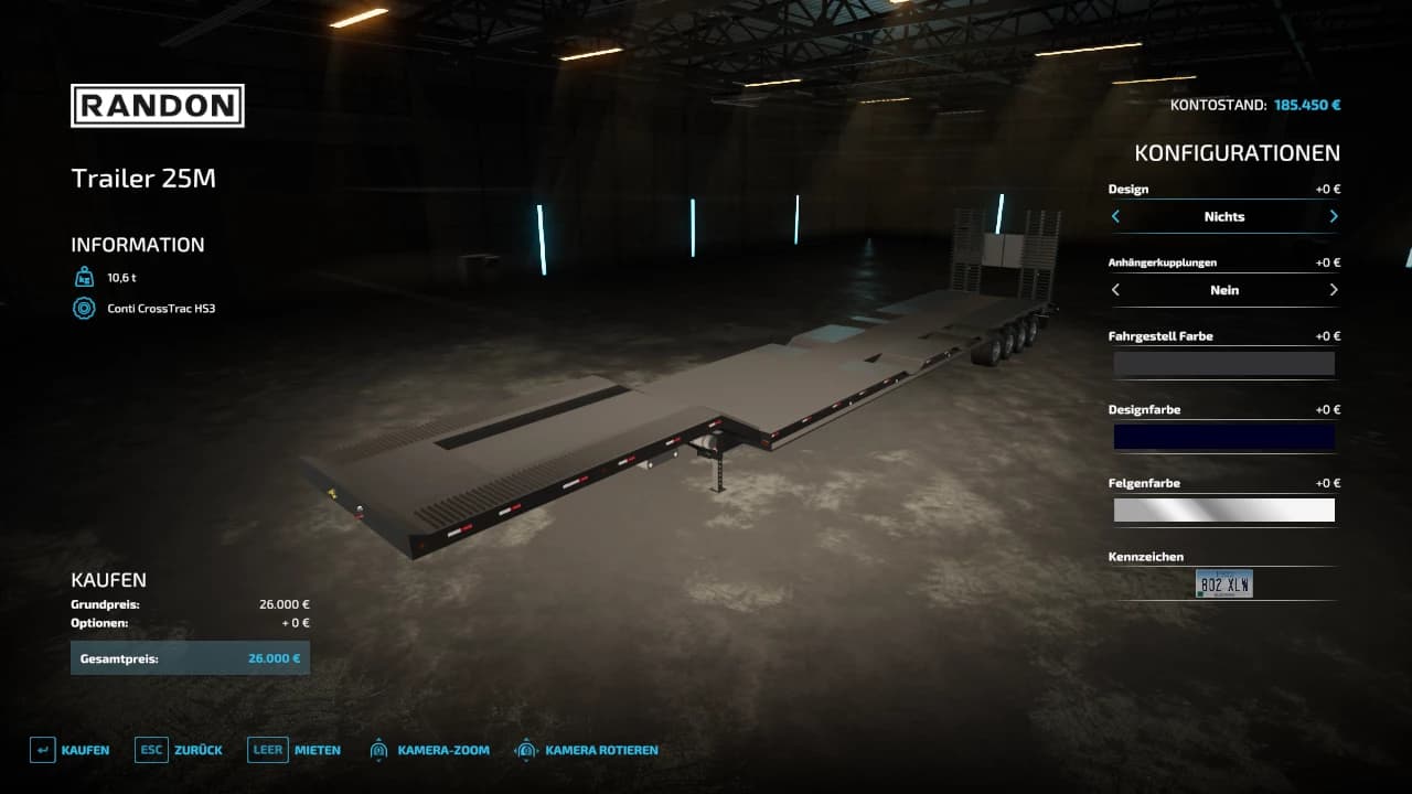 TRANSPORT TRAILER 25M 3