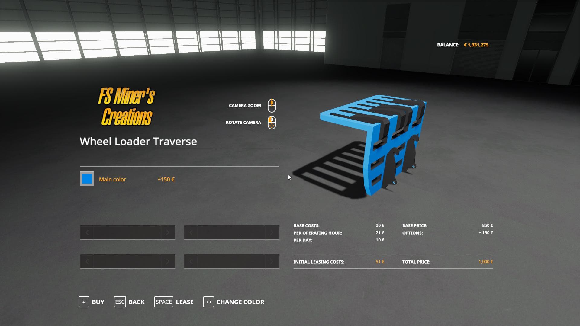 TRAVERSE FOR WHEELED LOADERS 3