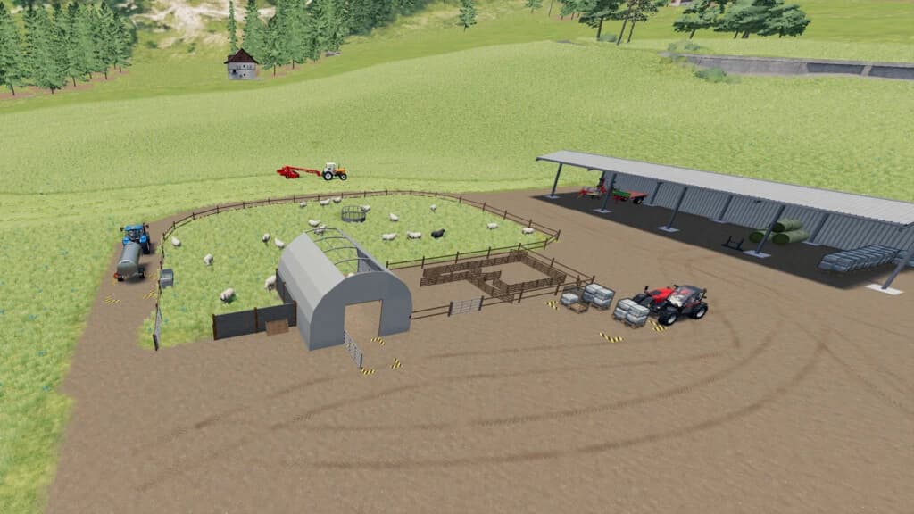 SHEEP PADDOCK WITH TUNNEL SHELTER 3