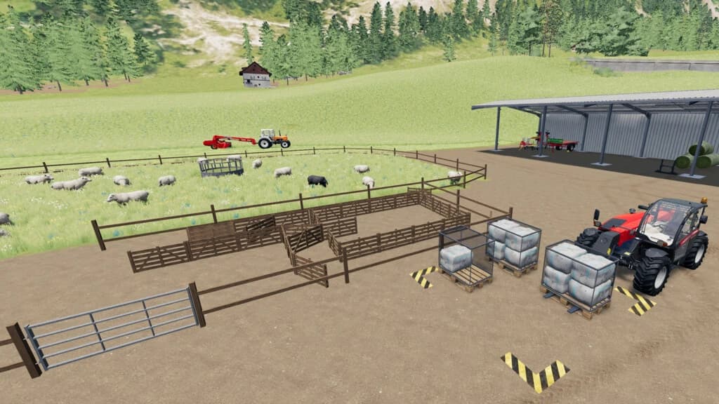 SHEEP PADDOCK WITH TUNNEL SHELTER 2