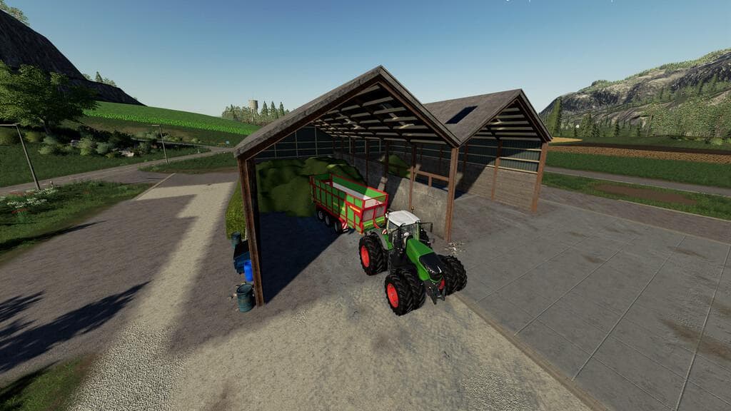 TWIN SILAGE SHED