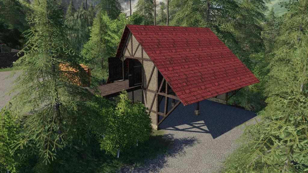 Timberframe Barn With Attic 2