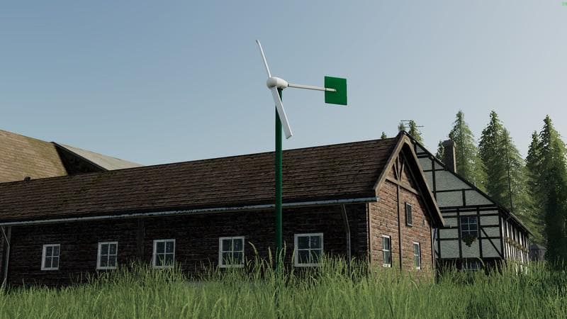 Two-wing mini wind turbine