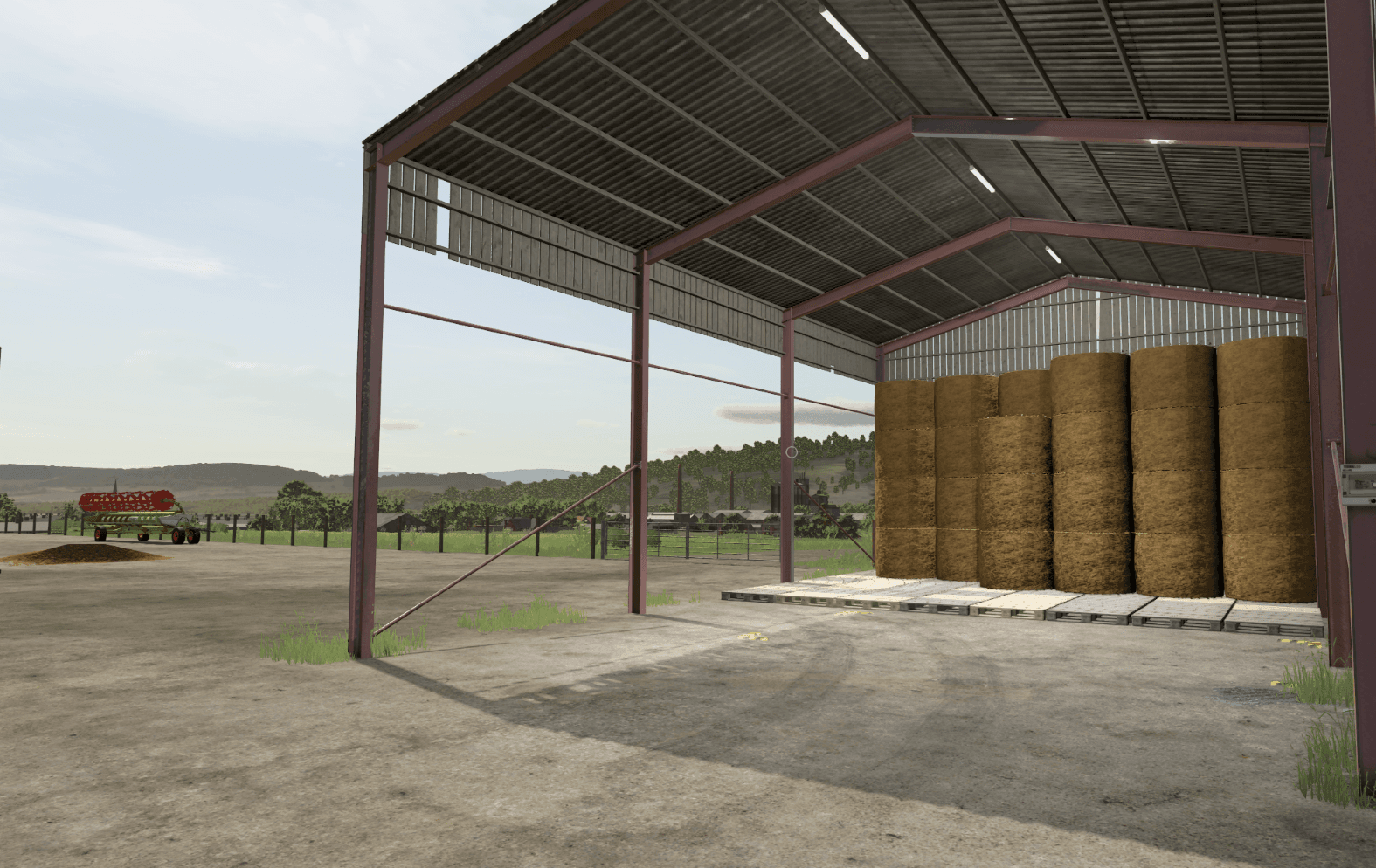 UK style bale shed 3
