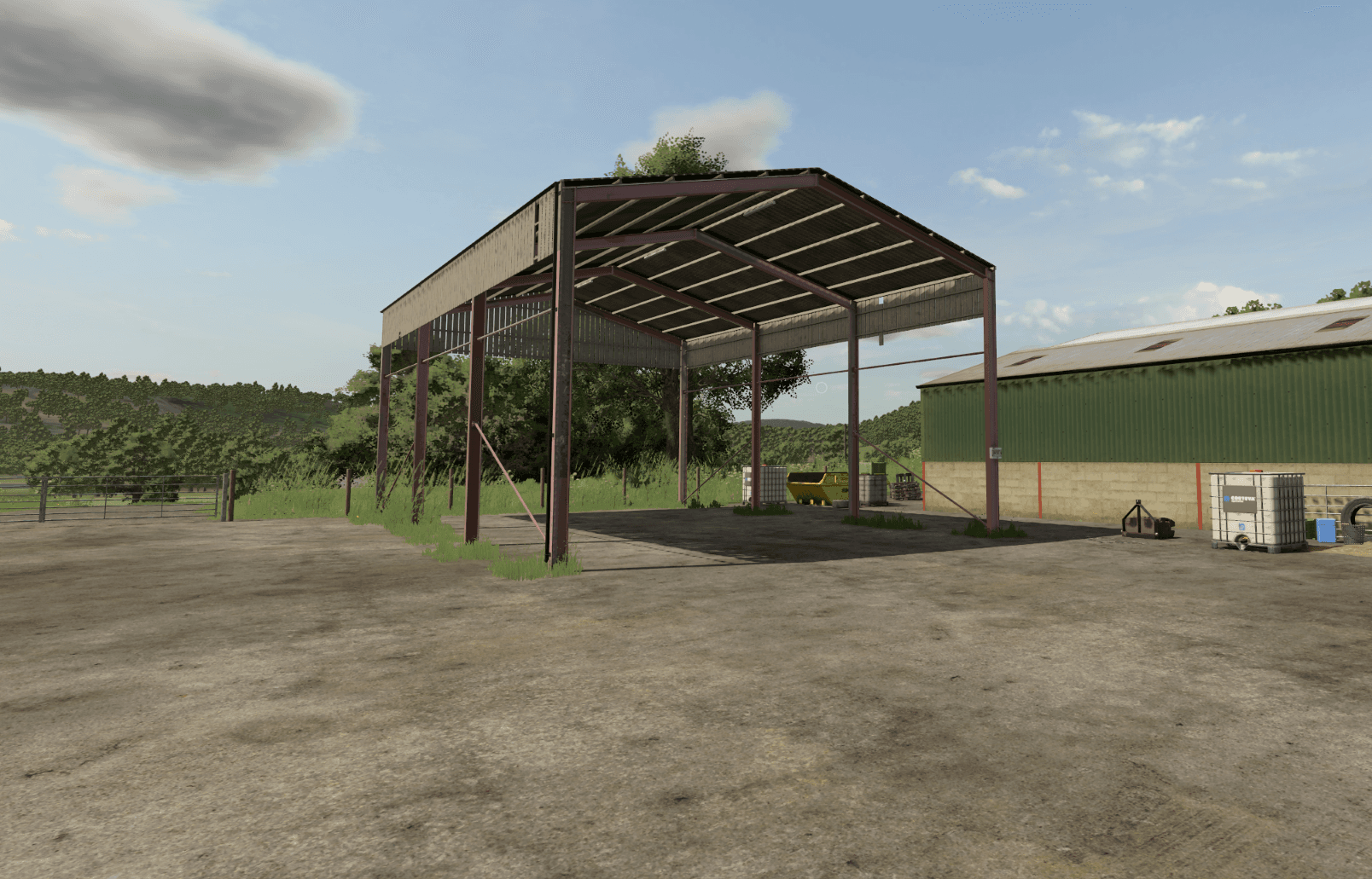 UK style bale shed 2