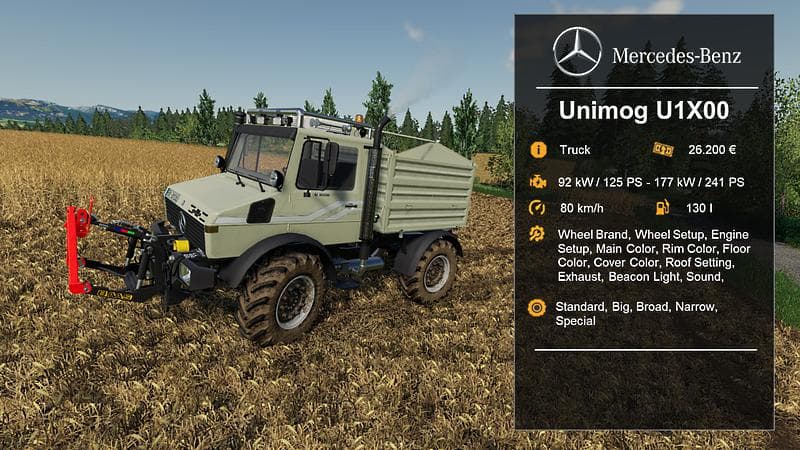 UNIMOG U1200, U1400, U1600 5