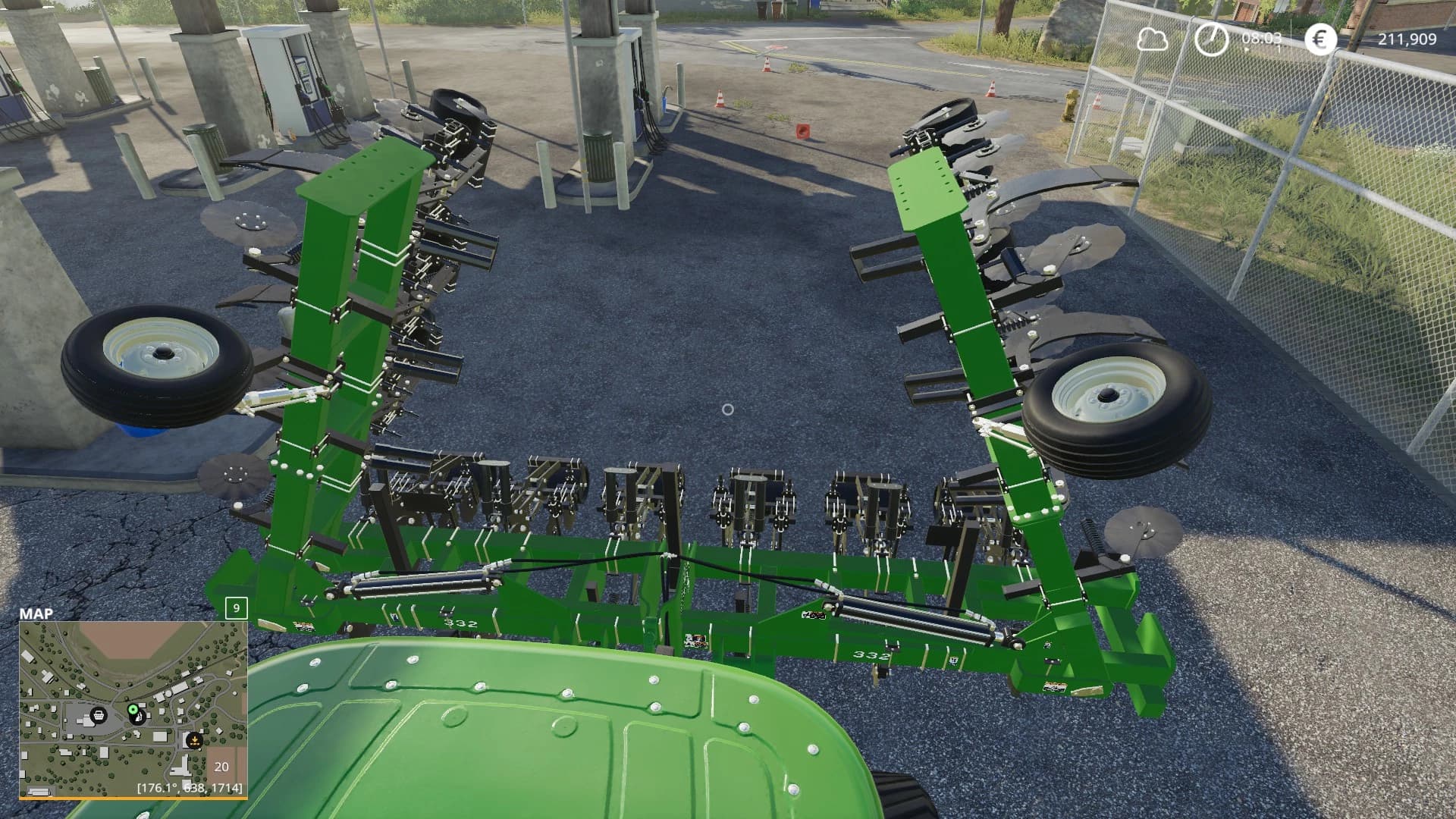 UNVERFERTH 332 12R36' RIPPER STRIPPER 2