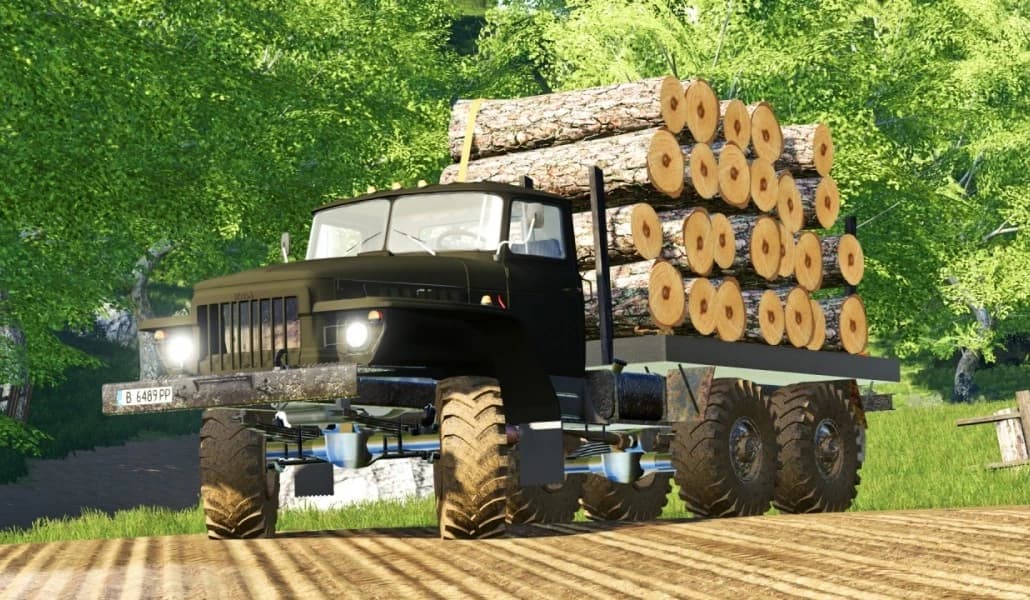 URAL 375 LOG TRUCK