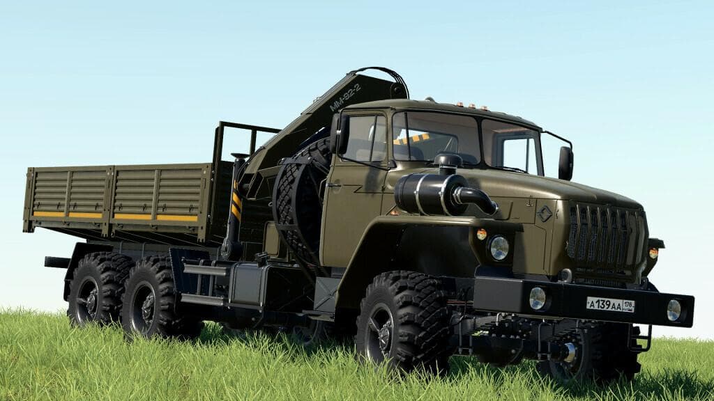 URAL 4320-60 LOADER CRANE 5