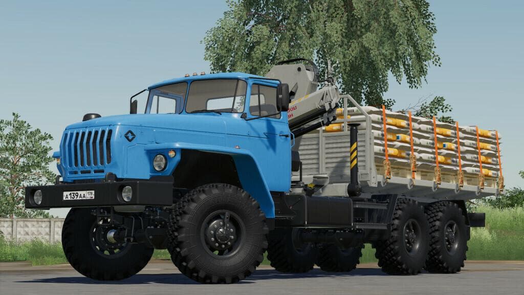 URAL 4320-60 LOADER CRANE 3