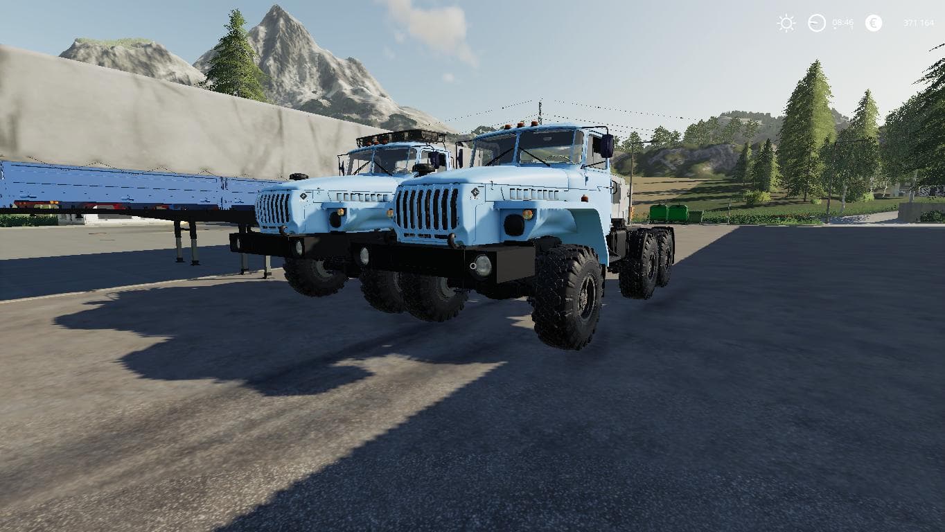 URAL 4320T &amp; TRAILER NEFAZ 9334-20-16 5