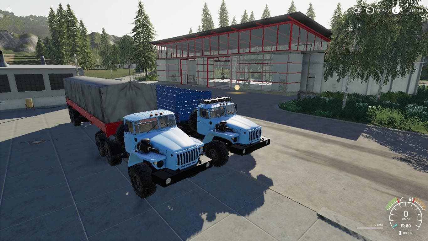 URAL 4320T &amp; TRAILER NEFAZ 9334-20-16 4