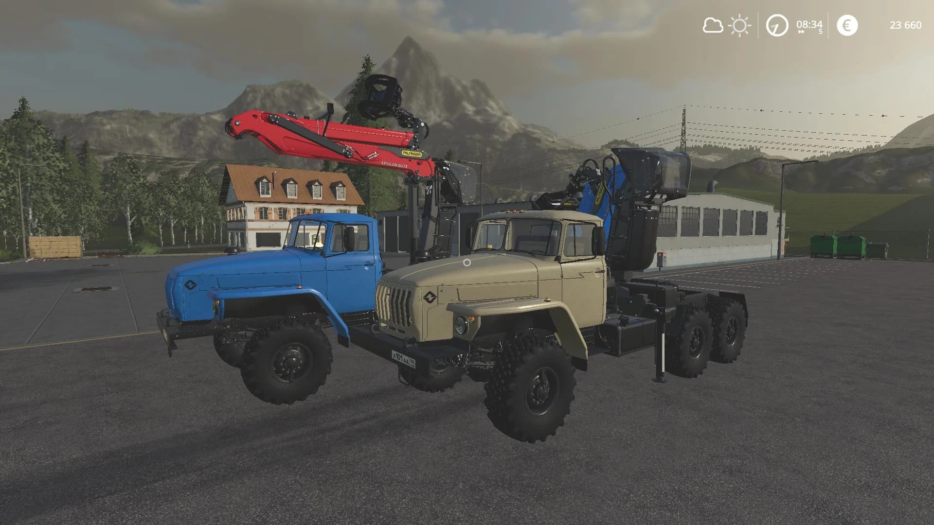 URAL 44202 with manipulator 5