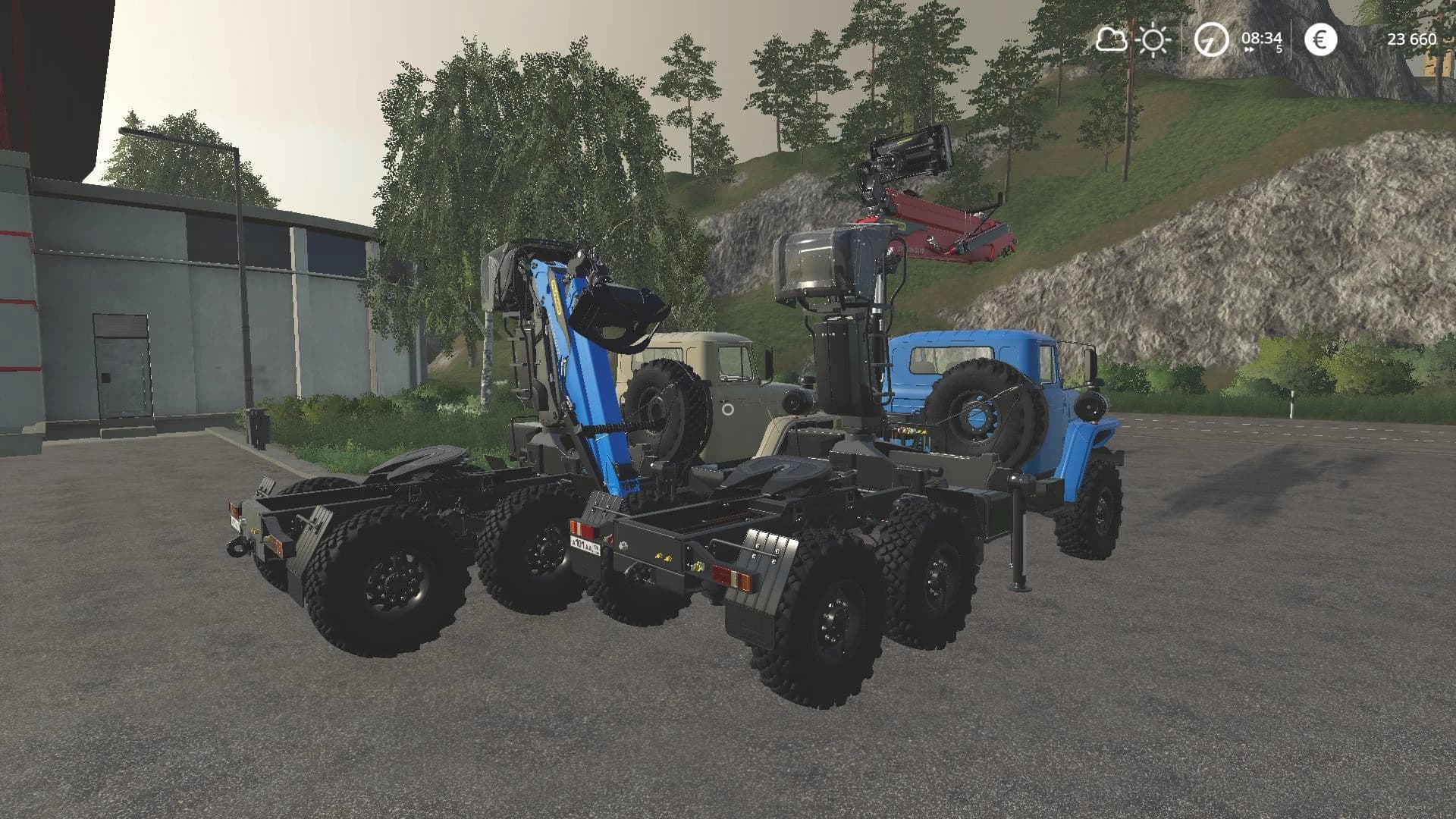 URAL 44202 with manipulator 4