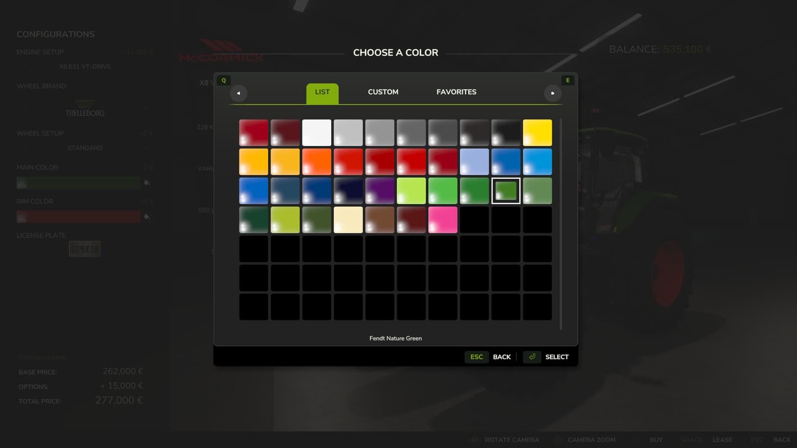 Unlimited Color Configurations 4