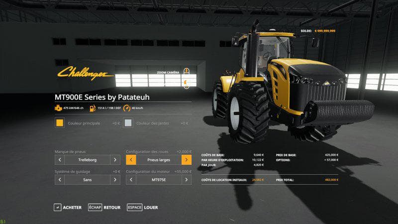 Upgraded Challenger MT900 2