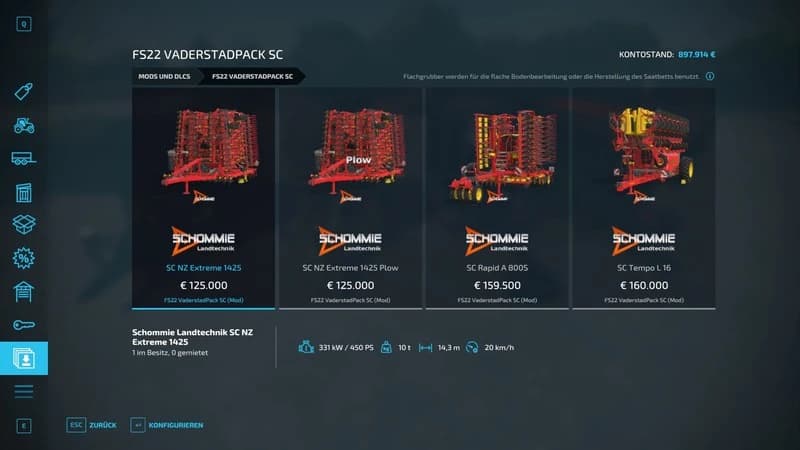 VÄDERSTAD PACK