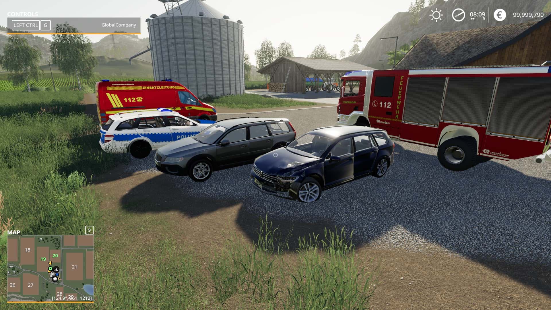 VERKEHRSUNFALL PACK FS19 2
