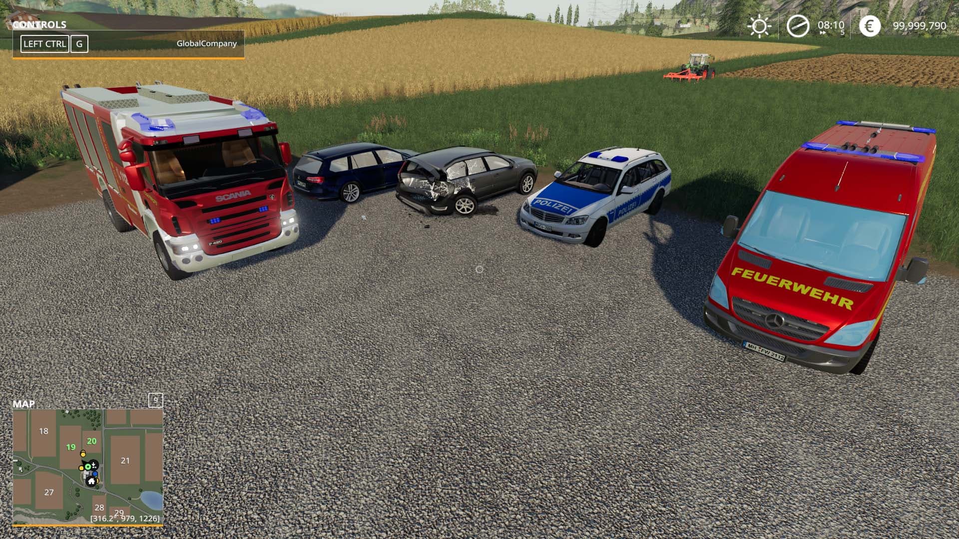 VERKEHRSUNFALL PACK FS19