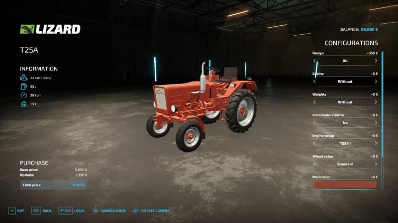 VLADIMIREC LIZARD T25A/T30A 3