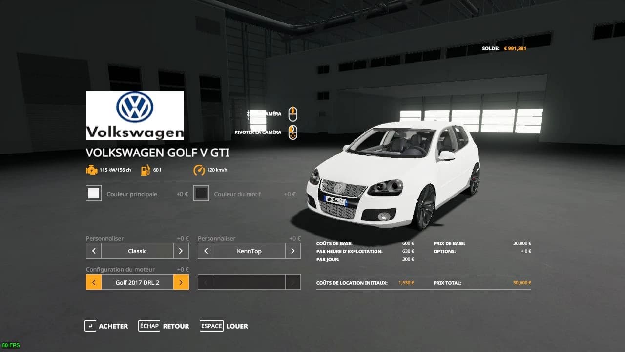 VOLKSWAGEN GOLF V 3