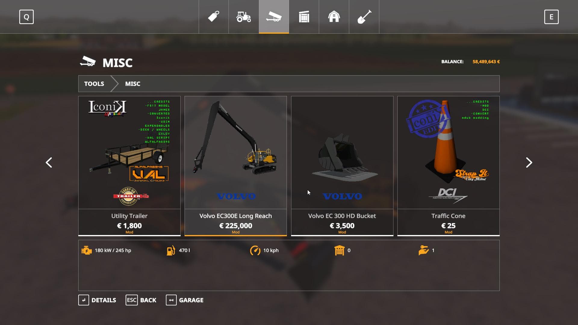 VOLVO EC-300 PACK 4