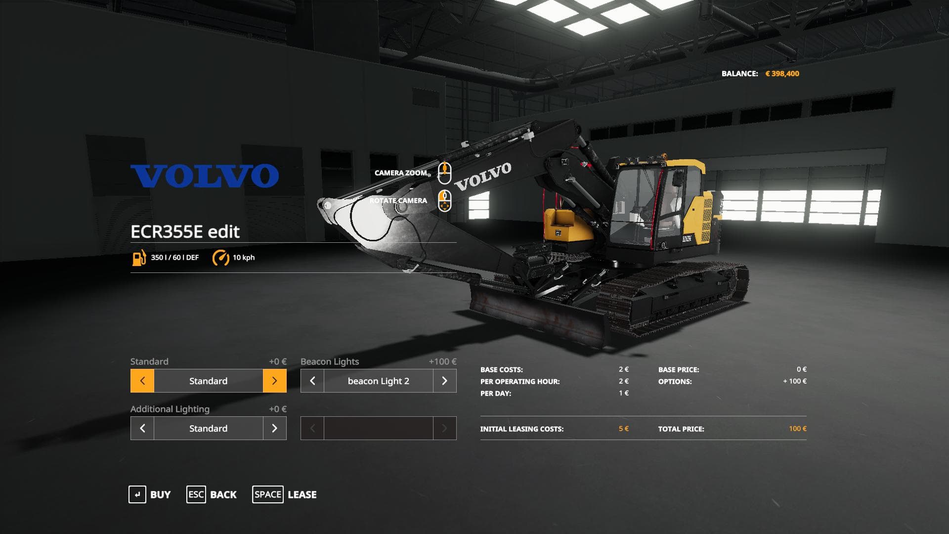 VOLVO ECR355E 4