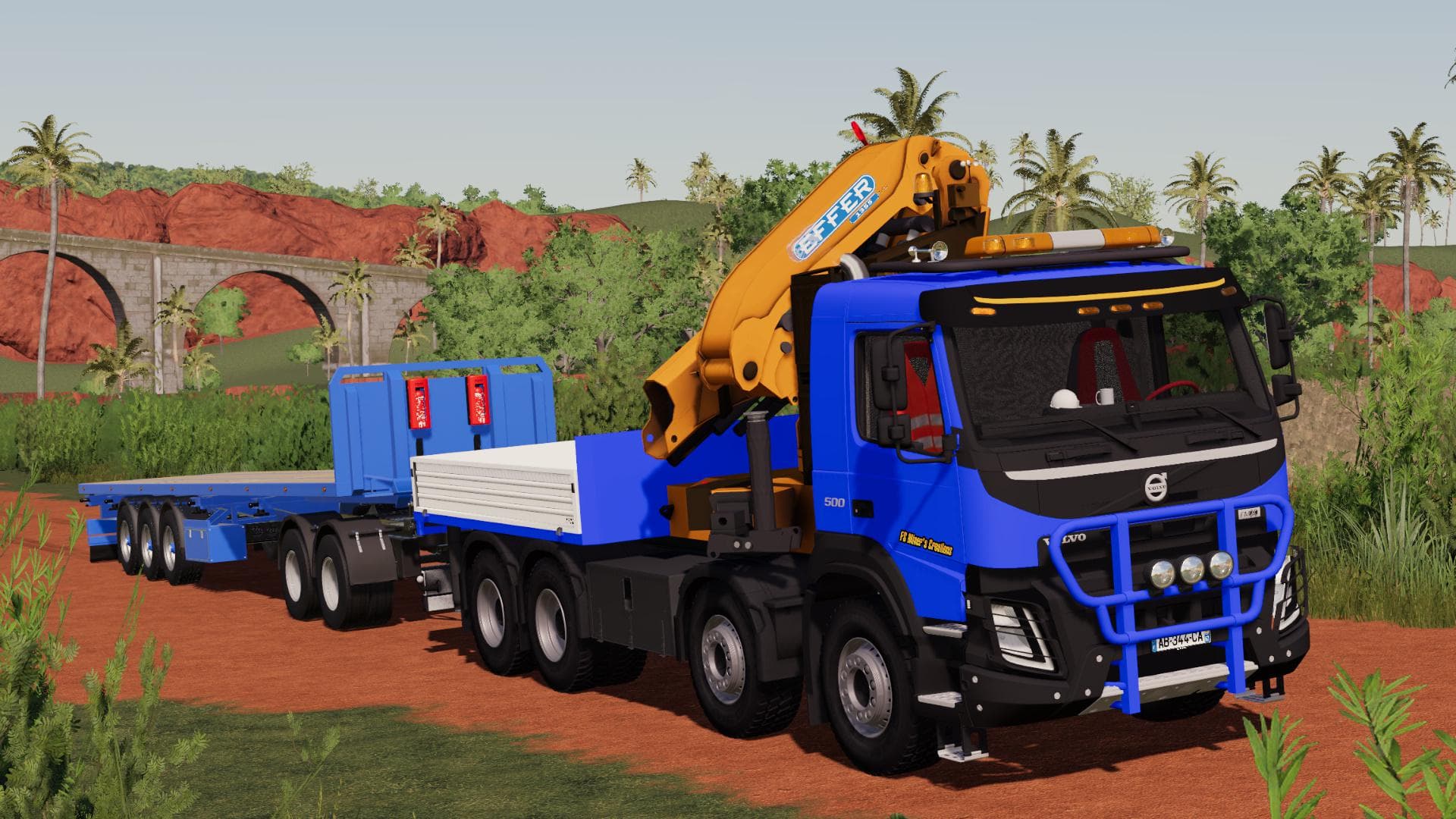 VOLVO FMX 8X4 CRANE TRUCK 5
