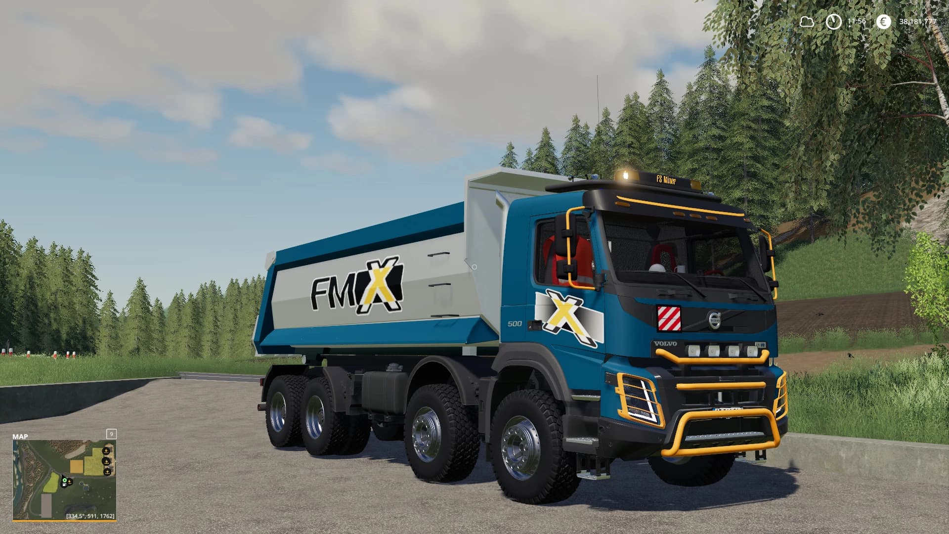 VOLVO FMX 8X4 HARDOX TIPPER FS MINER'S EDIT 5