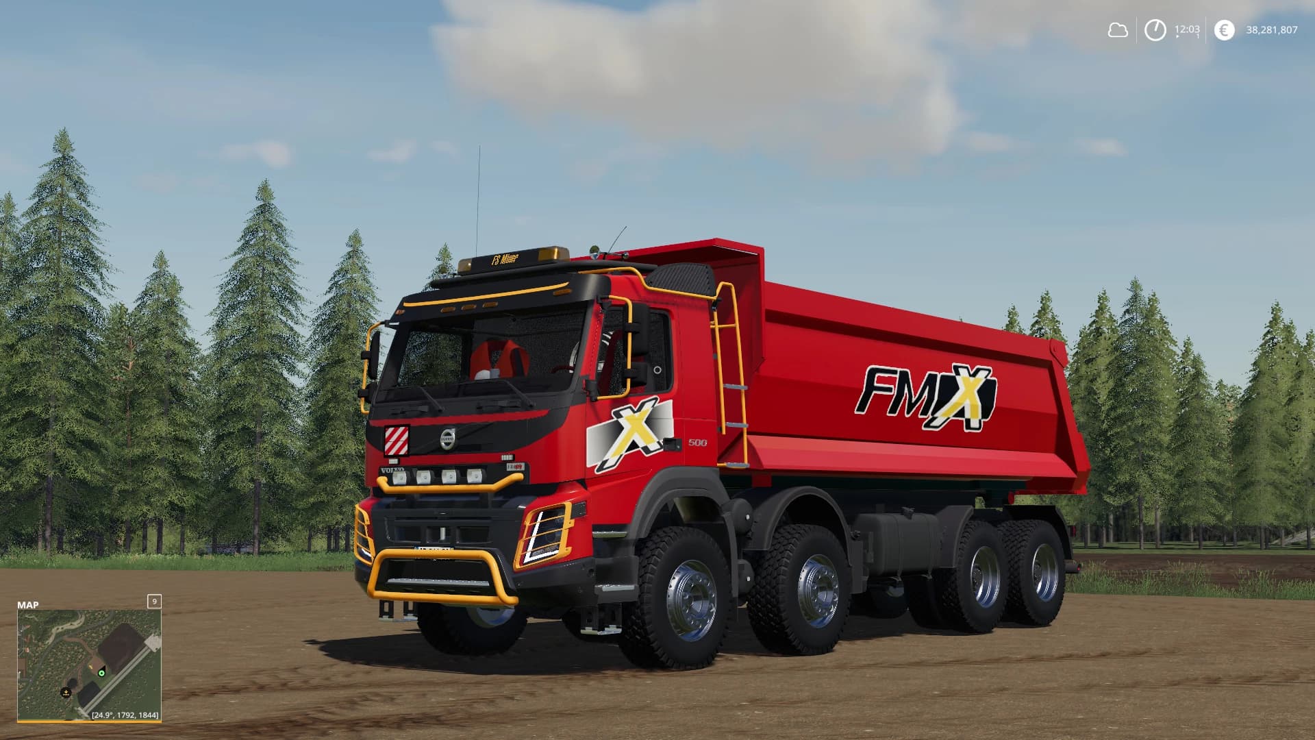 VOLVO FMX 8X4 HARDOX TIPPER FS MINER'S EDIT 4