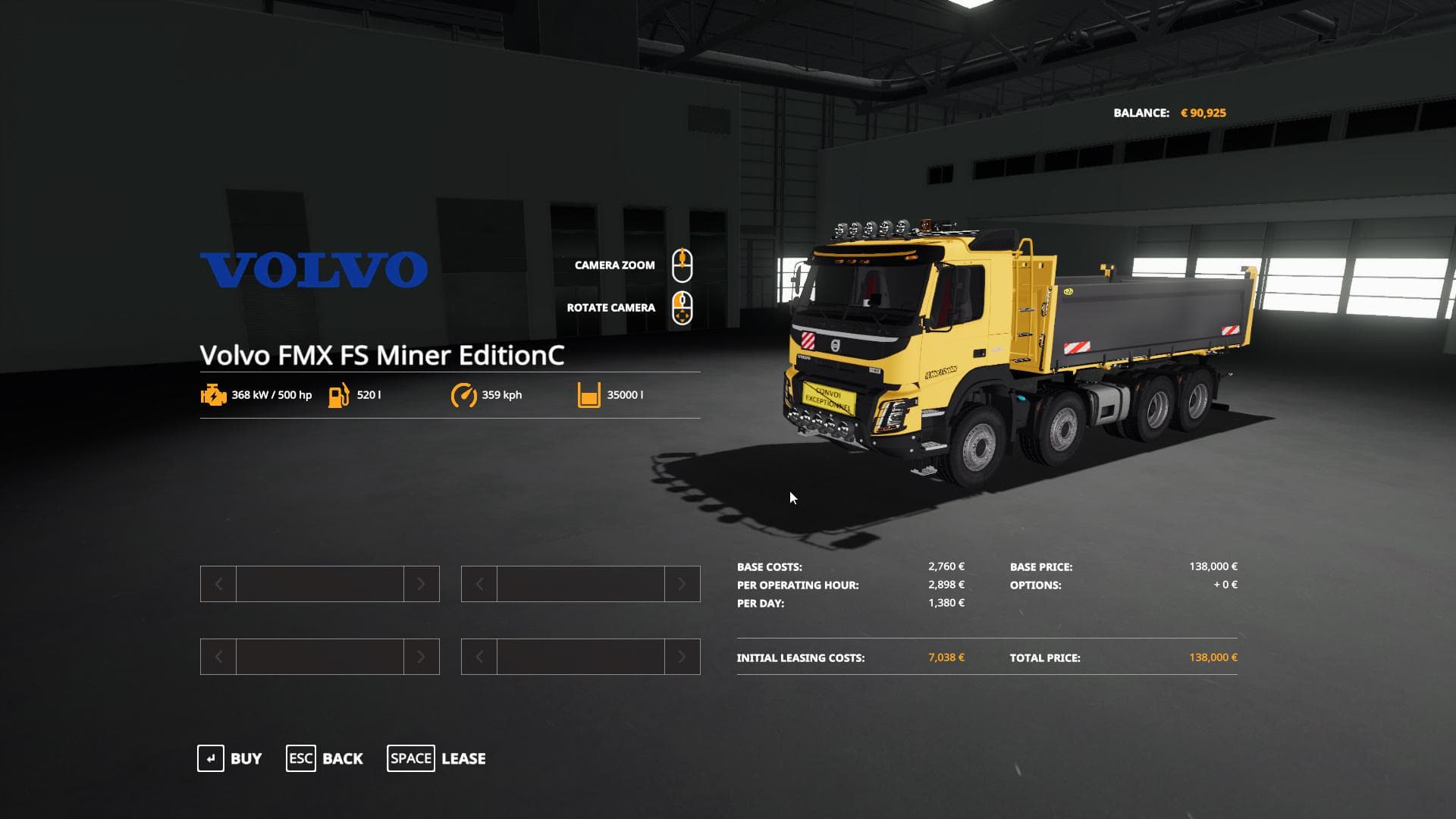 VOLVO FMX 8X4 FS MINER'S CONSTRUCTION EDITION