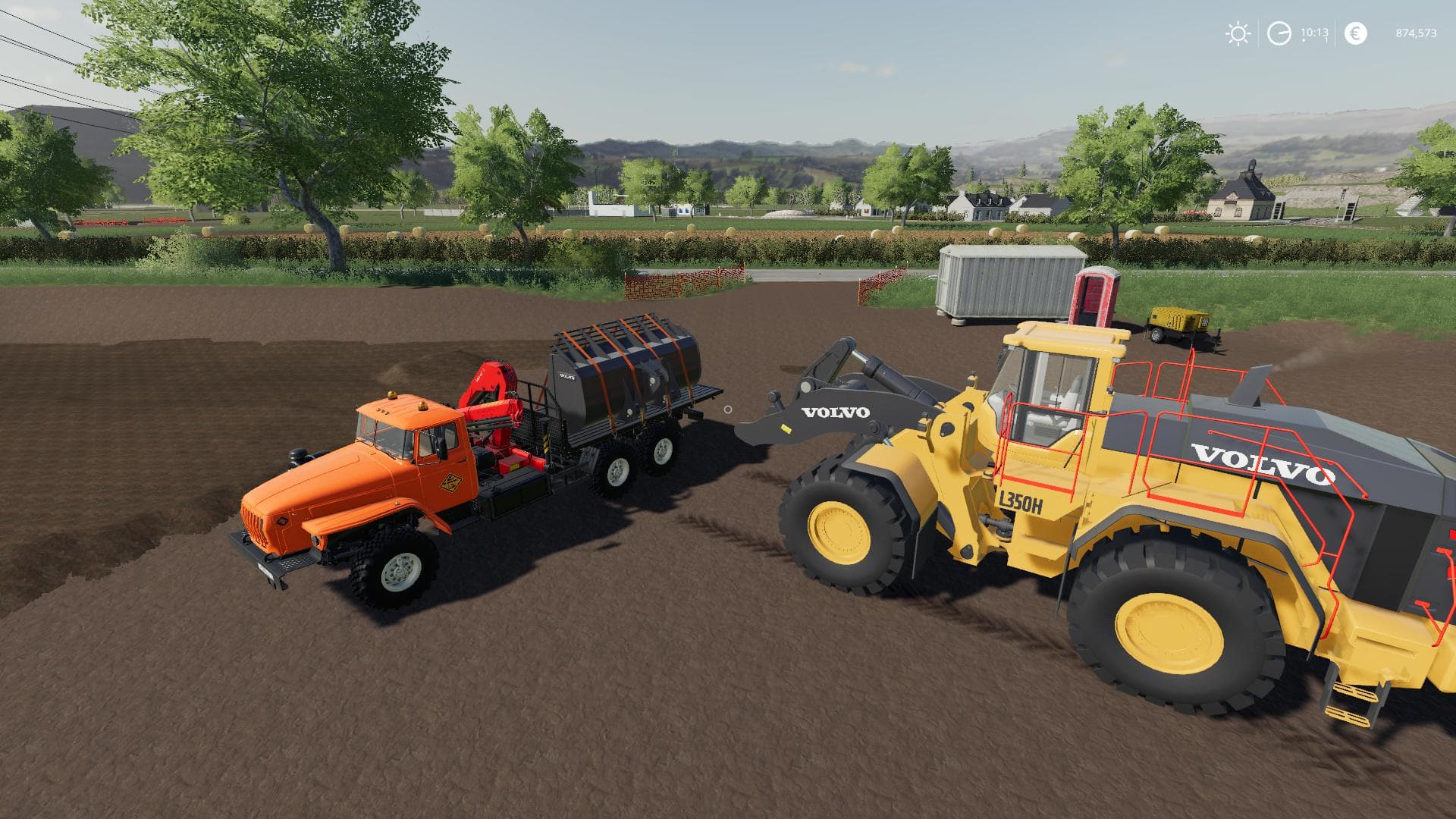 VOLVO L-350H MINING LOADER + NEW TOOLS