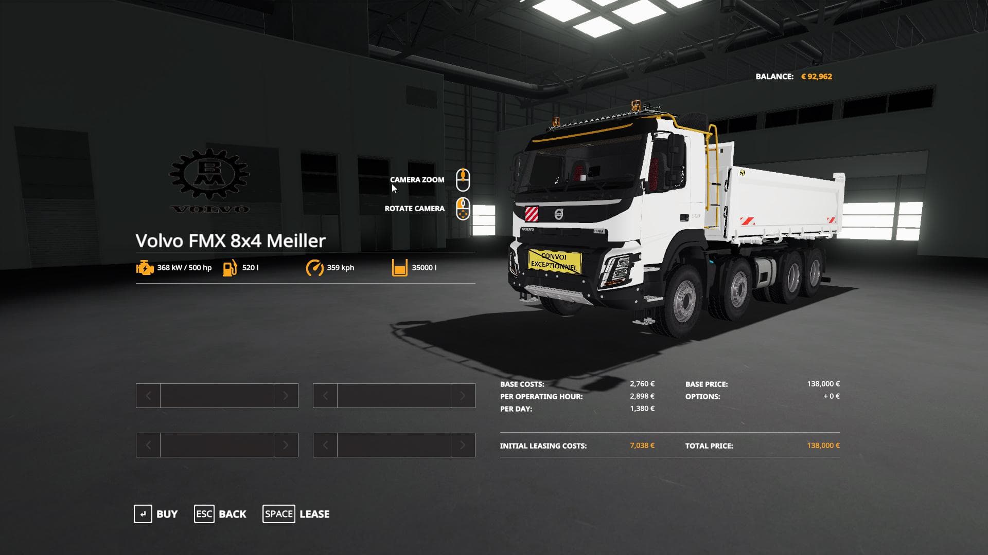 VOLVO MEILLER TIPPER 8X4