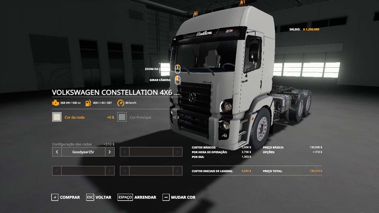 Volkswagen CONTELLATION 360 4X6 2019 5