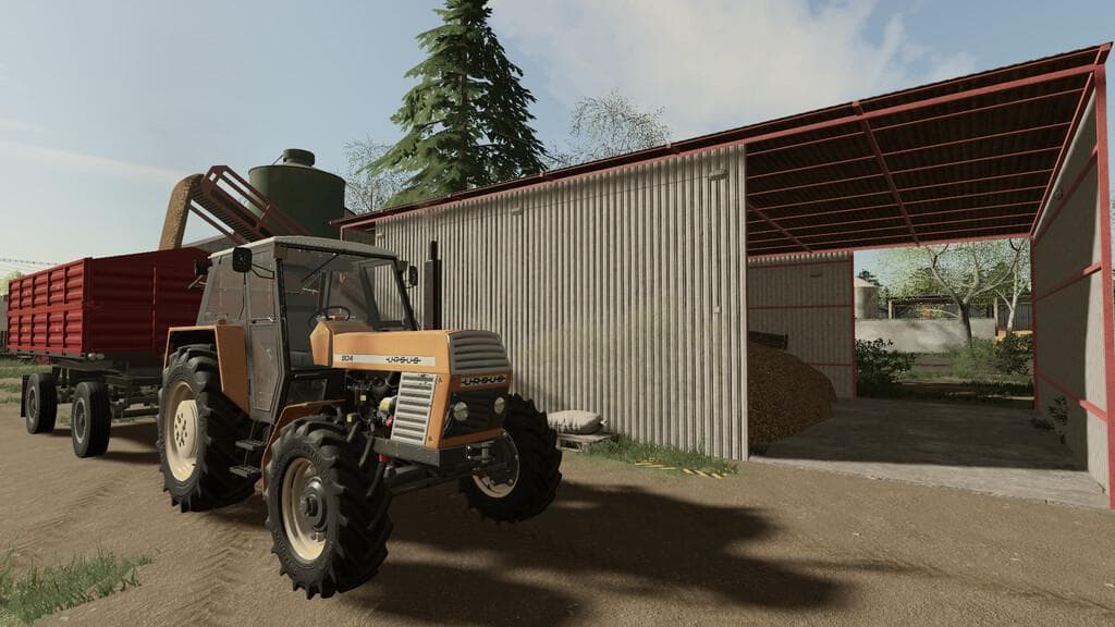 WAREHOUSE WITH CONVEYOR BELT 3
