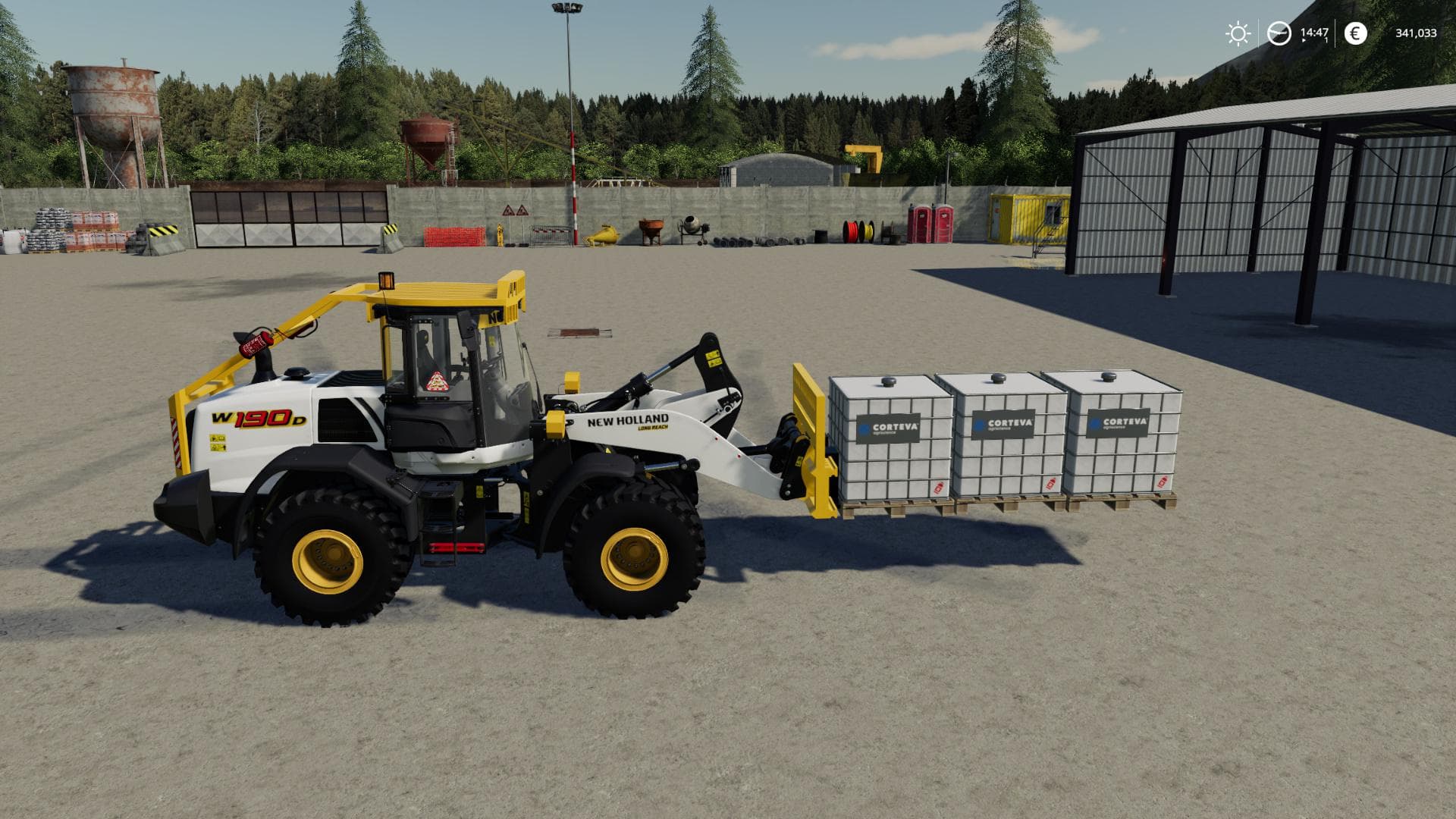 WHEEL LOADER LONG FORKS 2