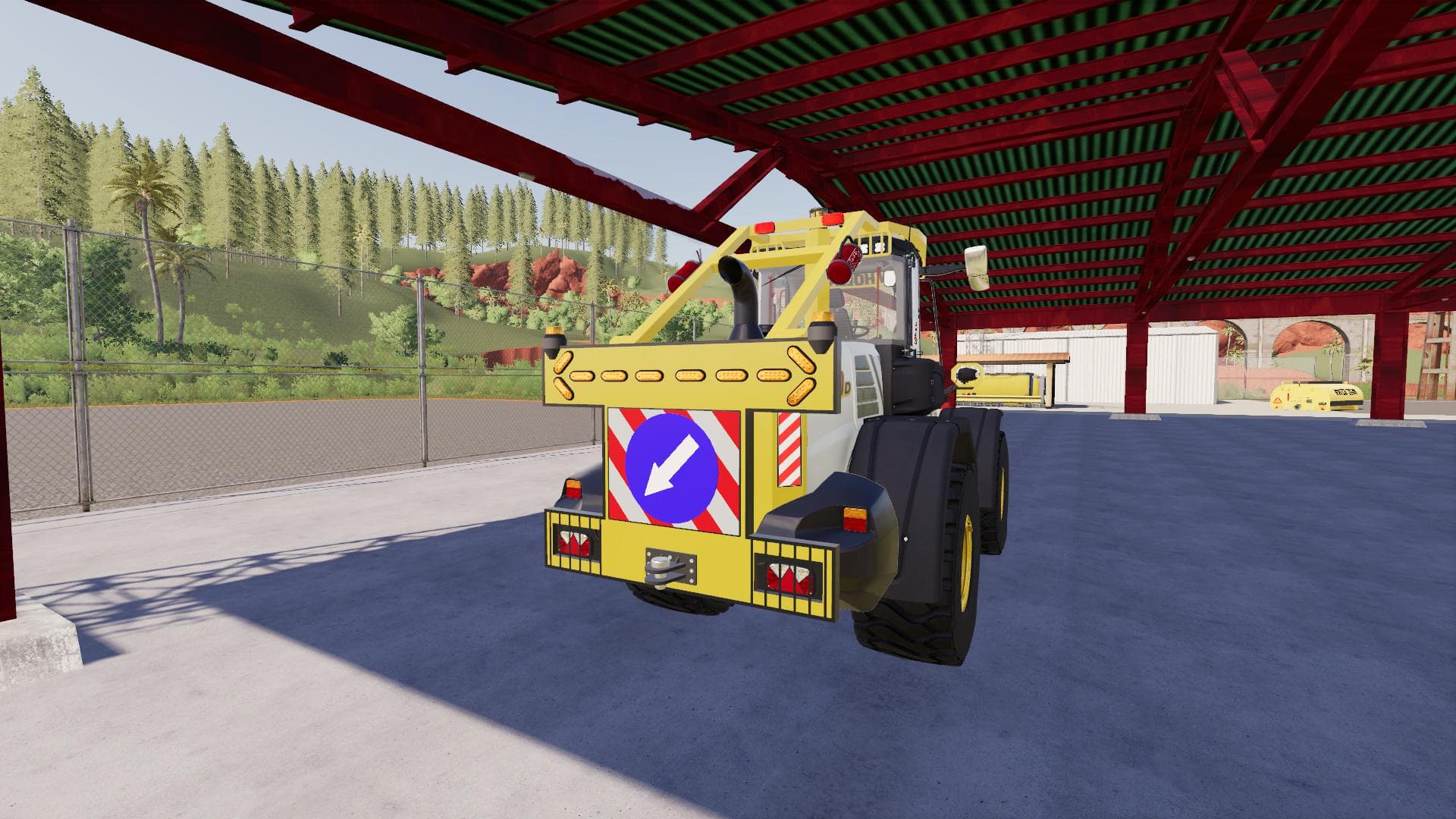 WHEEL LOADER WARNING SIGN 3