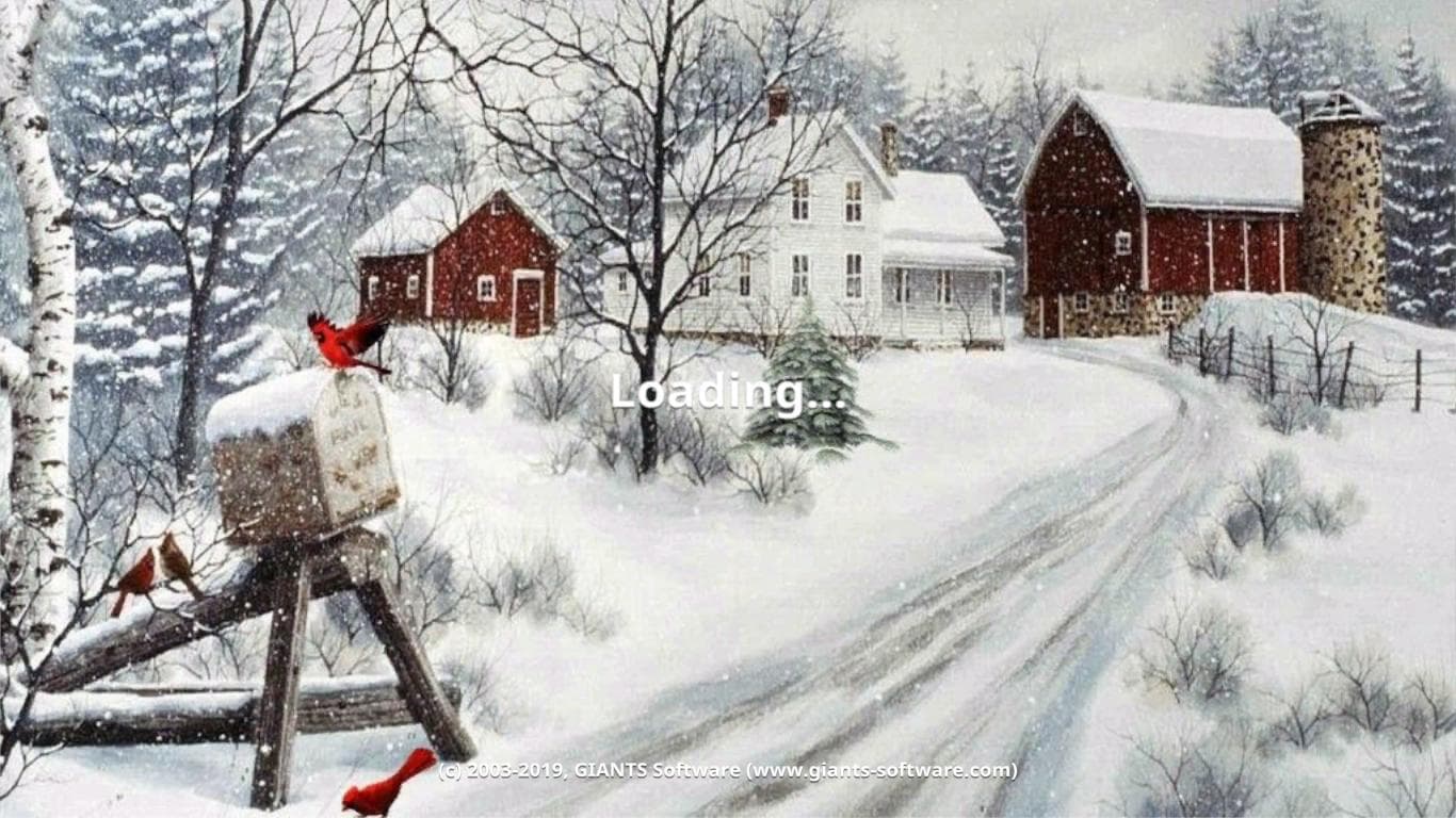 WINTER FARM MENU BACKGROUND 2